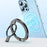 Foldable Magnetic Kickstand Zinc Alloy Phone Finger Ring Holder Stand - Black - 1