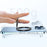 Foldable Magnetic Kickstand Zinc Alloy Phone Finger Ring Holder Stand - Black - 3