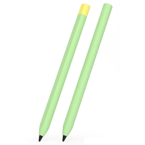 For Xiaomi Smart Pen (3rd Generation) Protective Sleeve Contrast Color Stylus Pen Cover with Dual Pen Caps - Green - 1