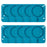 10Pcs Metal Plate for Phone Wireless Charging Rectangle Magnet Sticker with Adhesive - 1