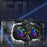 K11 Semiconductor Dual-Core Cooling Fan Smartphone Radiator with RGB Light - 5
