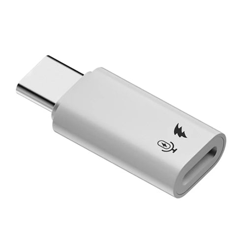 8 Pin Female to Type-C Male Mini Adapter Portable Sound Card Audio Converter - 1