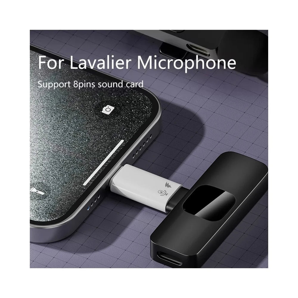 For iPhone Female Audio Adapter to USB-C Male OTG Converter (With Lanyard Loop) - 4