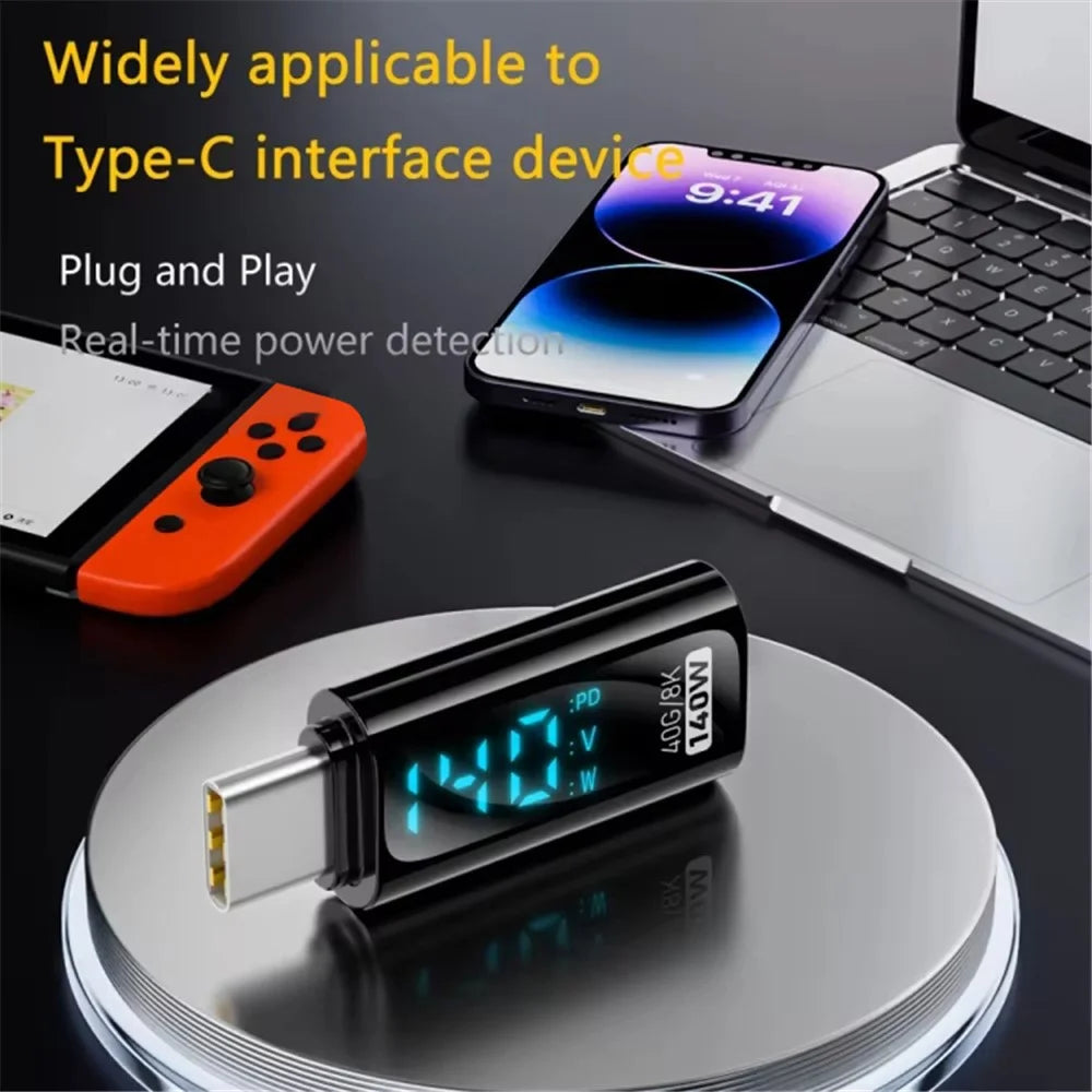 For iPhone Female Adapter to USB-C Male 35W Fast Charging Converter Support 480Mbps Data Transfer - 3