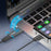 ADS-613 USB Male Adapter to Type-C Female 10Gbps Fast Data Transfer Converter - Tarnish - 7