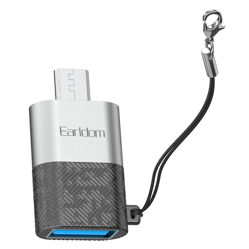 EARLDOM OT73 USB Female to Micro Male OTG Adapter Android Phone Tablet U-Disk Mouse Connector - 1