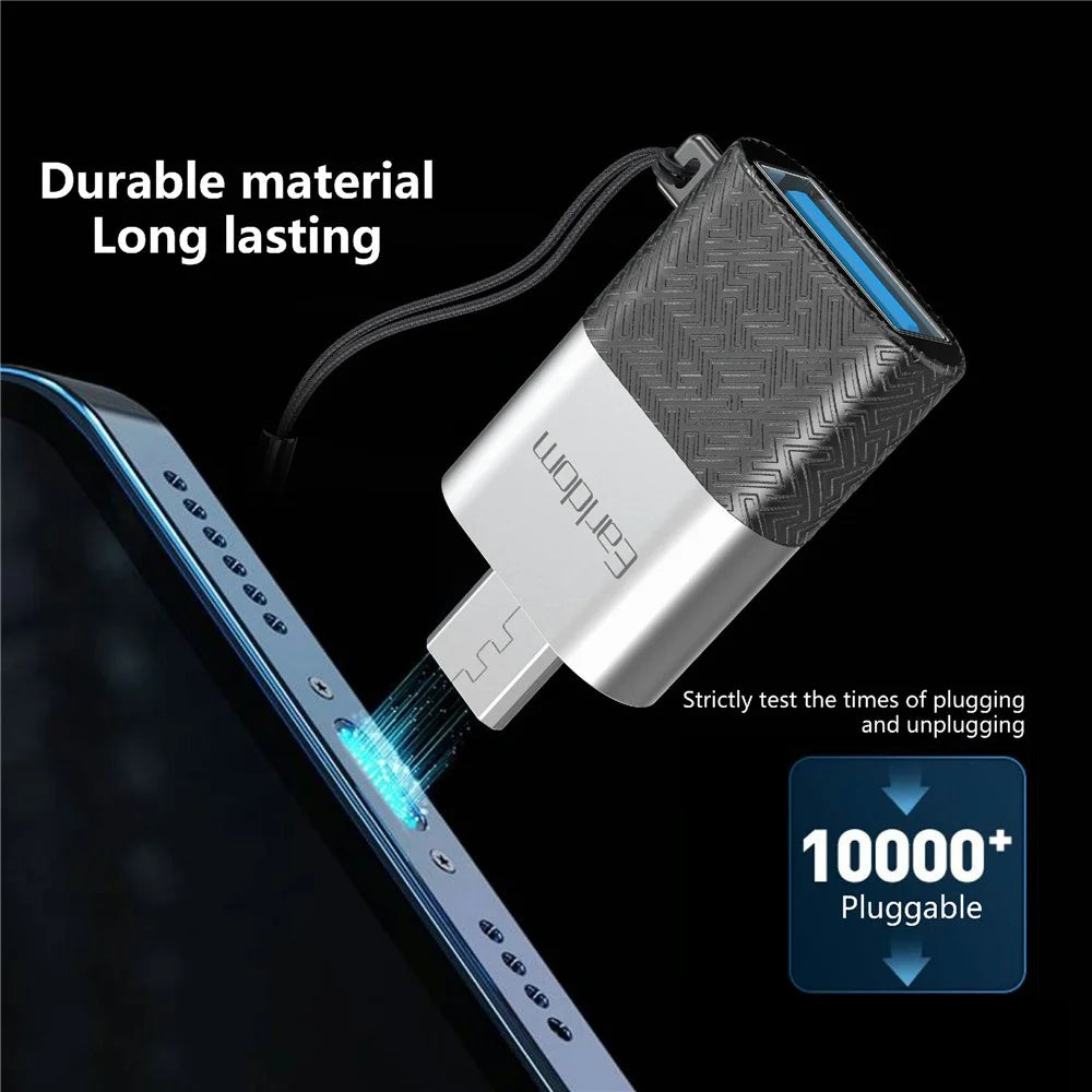 EARLDOM OT73 USB Female to Micro Male OTG Adapter Android Phone Tablet U-Disk Mouse Connector - 3