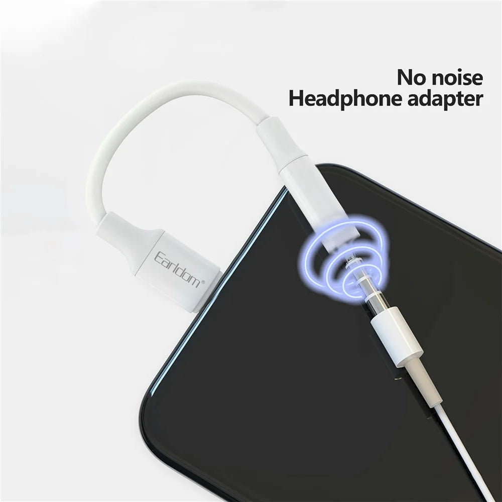 EARLDOM OT79 Type-C Male to 3.5mm Female Headphone Connection Adapter - 3