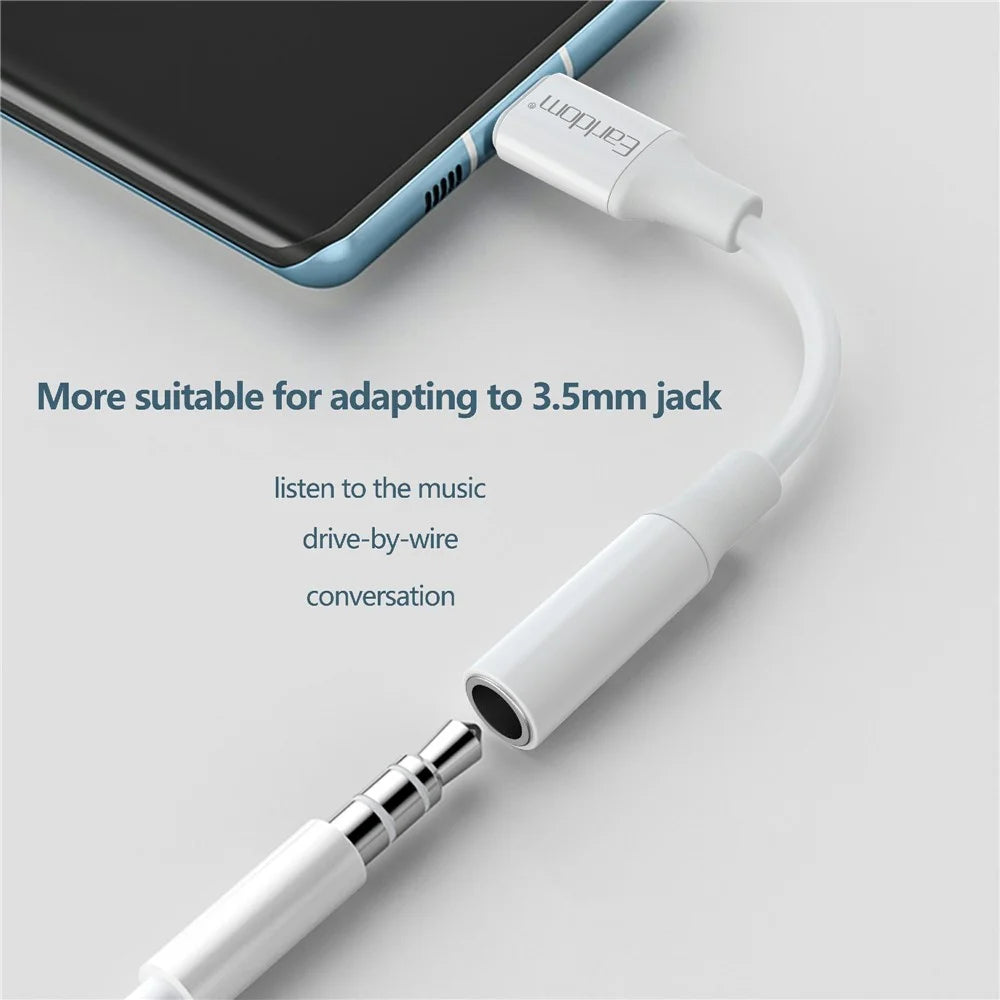 EARLDOM OT79 Type-C Male to 3.5mm Female Headphone Connection Adapter - 4