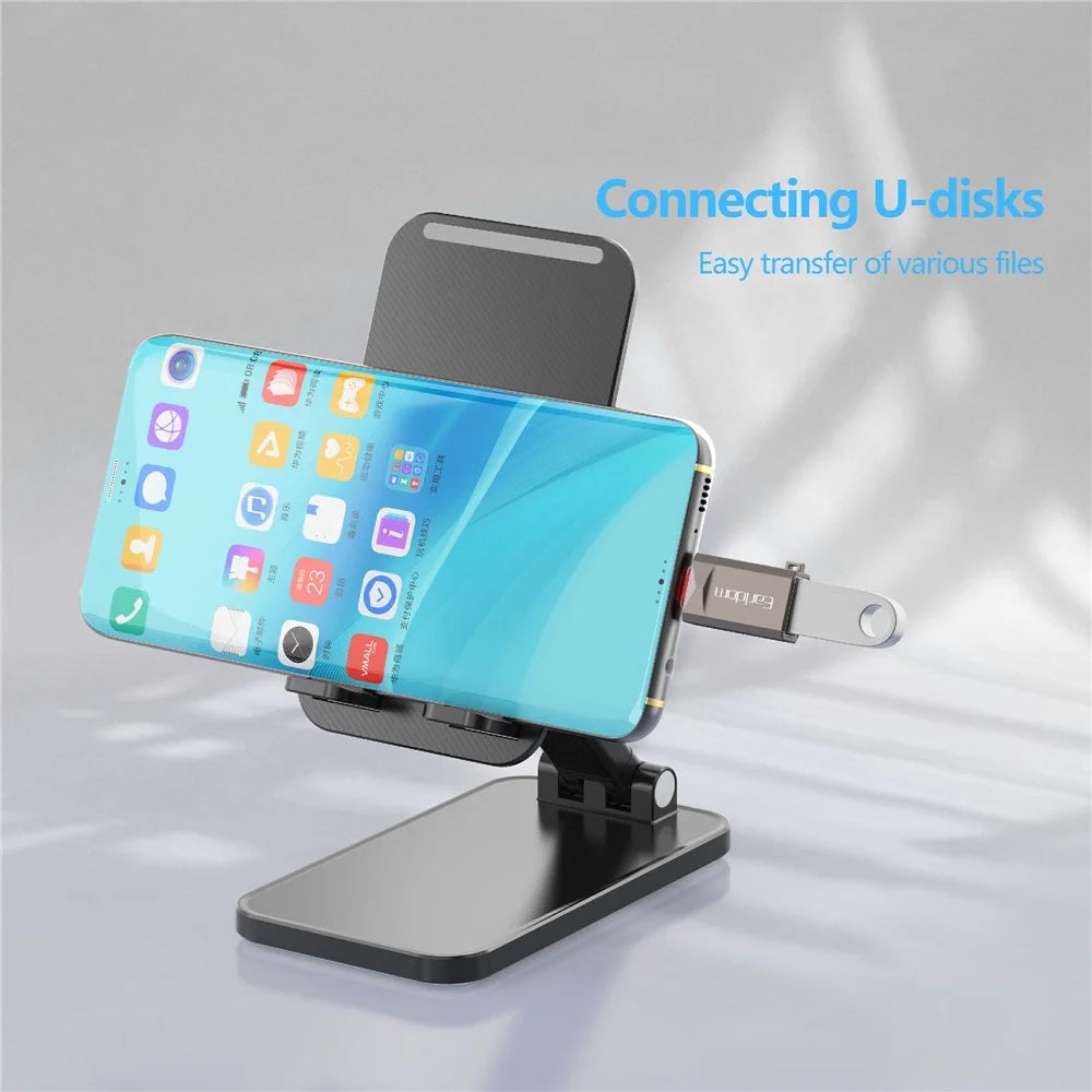 EARLDOM OT88C USB3.0 Female to Type-C Male Adapter Phone Tablet U-Disk Mouse Keyboard OTG Connector - 5