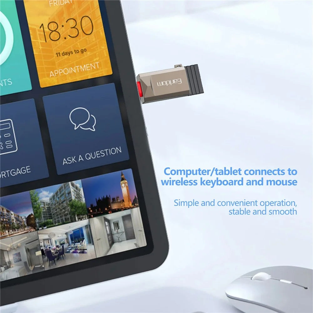 EARLDOM OT88C USB3.0 Female to Type-C Male Adapter Phone Tablet U-Disk Mouse Keyboard OTG Connector - 6