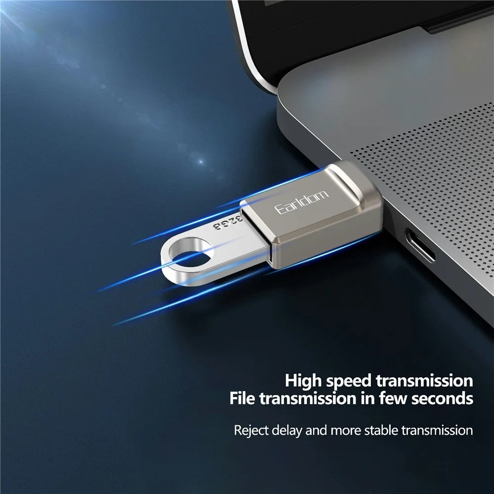 EARLDOM OT89C Type-C OTG Adapter USB-A 3.0 Female to USB-C Male Converter - 5