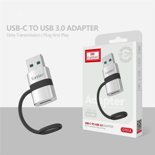 EARLDOM ET-OT91A Type-C to USB 3.0 Adapter USB-C Converter for iPhone 15 Series - 2