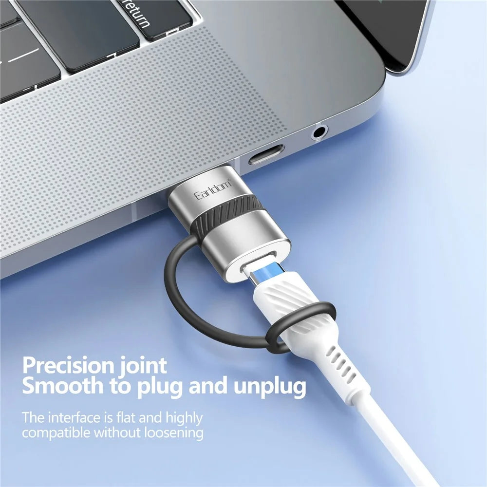 EARLDOM ET-OT91A Type-C to USB 3.0 Adapter USB-C Converter for iPhone 15 Series - 3