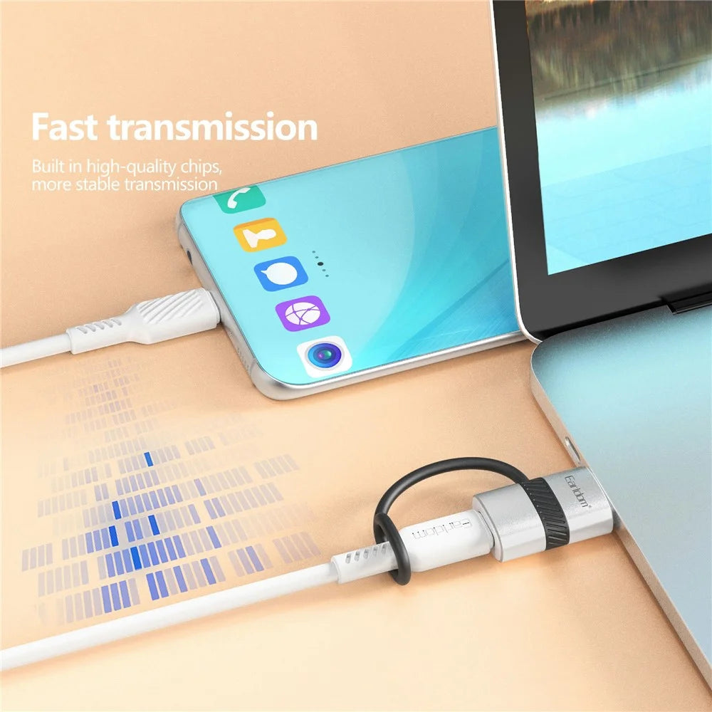 EARLDOM ET-OT91A Type-C to USB 3.0 Adapter USB-C Converter for iPhone 15 Series - 4
