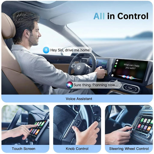 Car Wireless Carplay Adapter Wired to Wireless Carplay Dongle for iPhone - White - 2