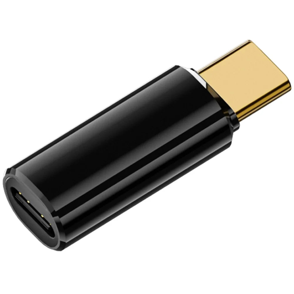 Type-C Male to Type-C Female 240W Digital Display Charging Data Video Transmission Adapter - 2