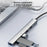 Type-C / USB-A 5-in-1 USB Hub Type-C Charging + Type-C Data + 2xUSB + 3.5mm Headset Jack Adapter - Grey - 5