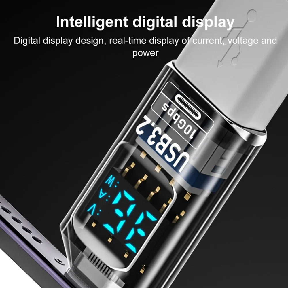 60W 10Gbps Digital Display Adapter Type-C to USB-A Female to Male Mini Converter - 2