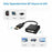 MINDPURE AD006 1080P / 60Hz Mini DP Male to VGA Female Adapter Cable for MacBook PC - 4