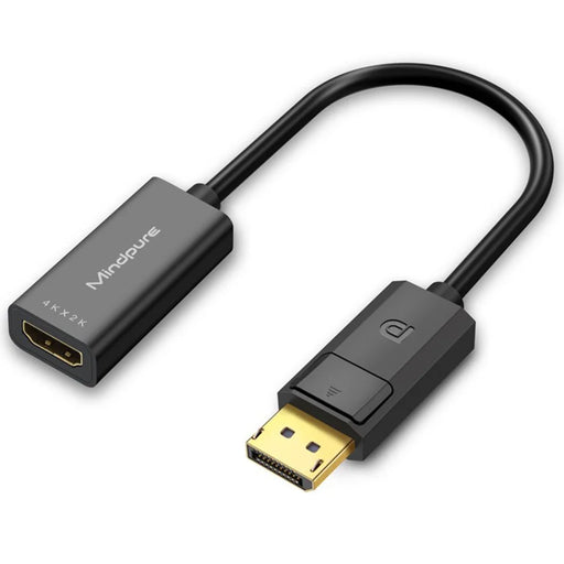 MINDPURE AD004 DP to HD Video Cable DP Male to HD Female 4Kx2K Converter Cord for Computer - 1
