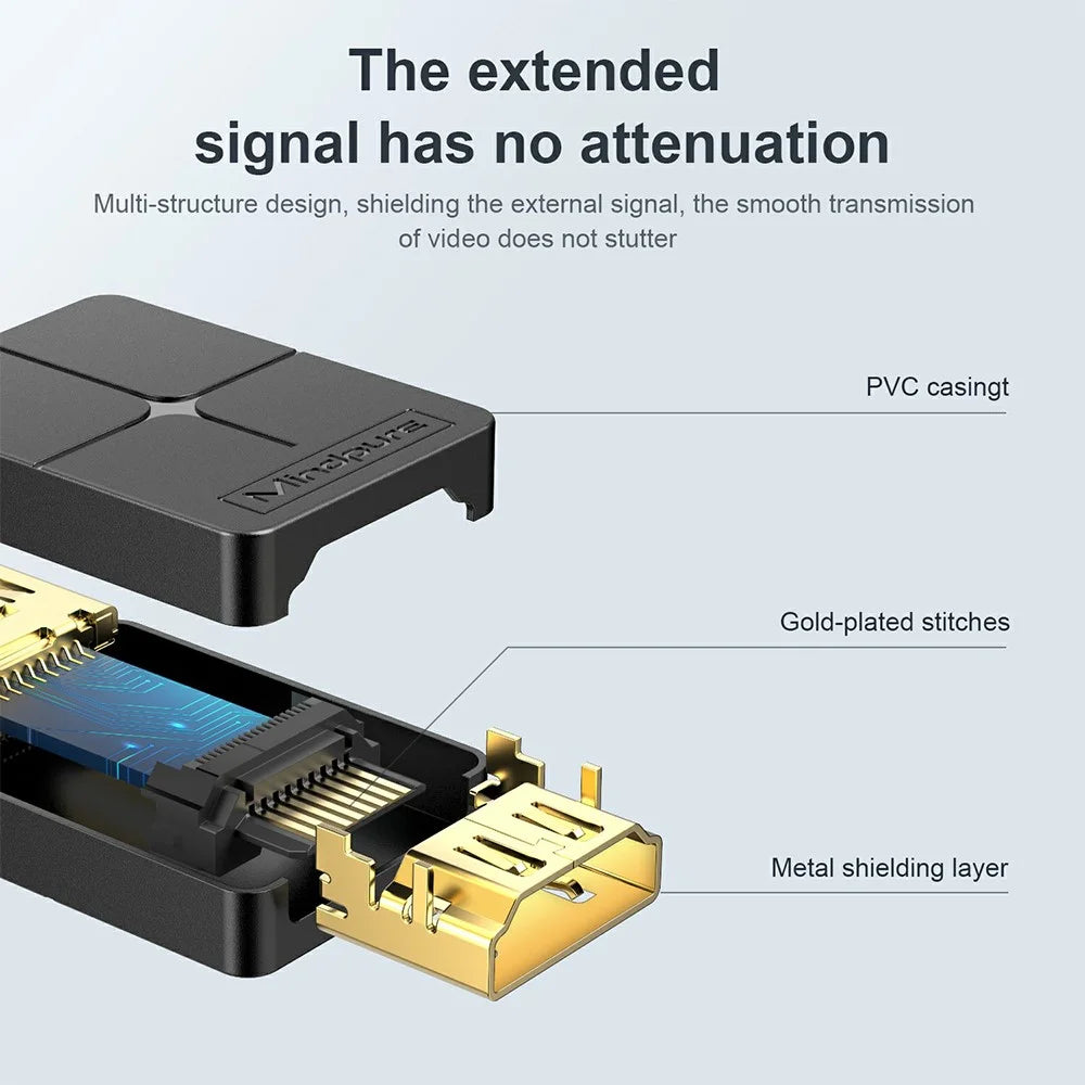 MINDPURE AD050 24+5 DVI Male to VGA Female HD Video Adapter Gold-Plated Converter - 2