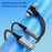 8 Pin / Type-C to Type-C + 3.5mm Audio Converter Nylon Braided Cable Support 10W Fast Charging - Grey - 3