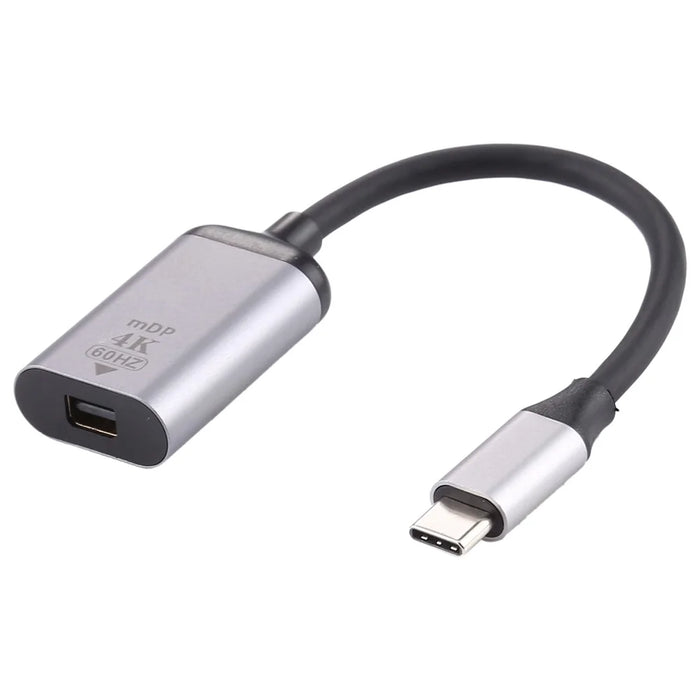 Type C to Mini DP Adapter 4K 60Hz Cable for MacBook Samsung Galaxy S10 Huawei Mate P20 Pro - 1