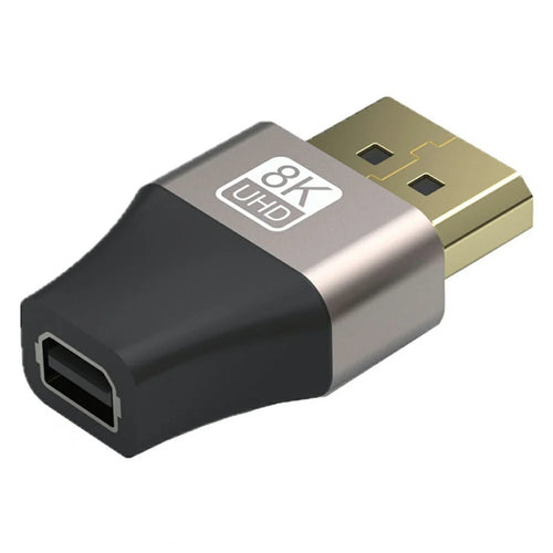 Compatible with Thunderbolt 2 8K / 60Hz Mini DisplayPort Female to DP Male Converter Mini Adapter - 1