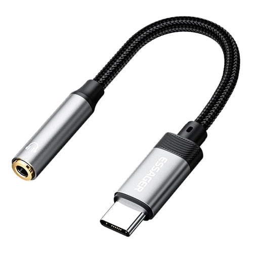 ESSAGER Type-C Male to 3.5mm Female Headphone Connection Audio Adapter Cable - 1