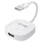 020-7-1 Wired to Wireless USB Plug Carplay Adapter with HD Female Port Multimedia Player for iPhone - White - 1