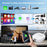 020-7-1 Wired to Wireless USB Plug Carplay Adapter with HD Female Port Multimedia Player for iPhone - White - 2
