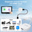 020-7-1 Wired to Wireless USB Plug Carplay Adapter with HD Female Port Multimedia Player for iPhone - White - 3