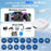 020-7-1 Wired to Wireless USB Plug Carplay Adapter with HD Female Port Multimedia Player for iPhone - White - 4