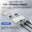 NK1033TL Pro USB + Type-C + iP to Dual USB 2.0 / USB-C / 3.5mm / Ethernet Adapter for Laptop Tablet Smartphone - 2