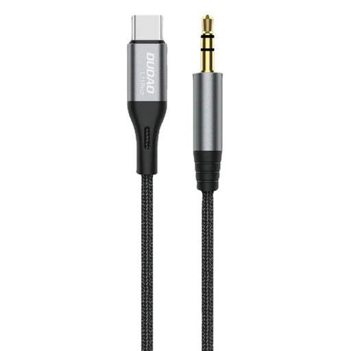 DUDAO L11ProT 1m Type-C to 3.5mm Audio Cable Aluminum Alloy+Nylon Braiding AUX Cord - 1