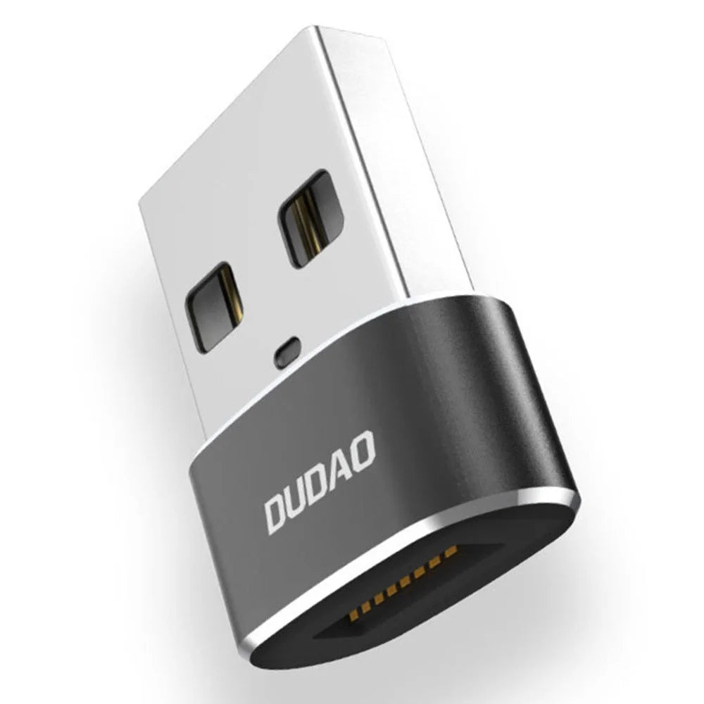 DUDAO L16AC For iPhone 15 USB Male to USB-C Female Adapter Charging Data Transfer OTG Converter - 2