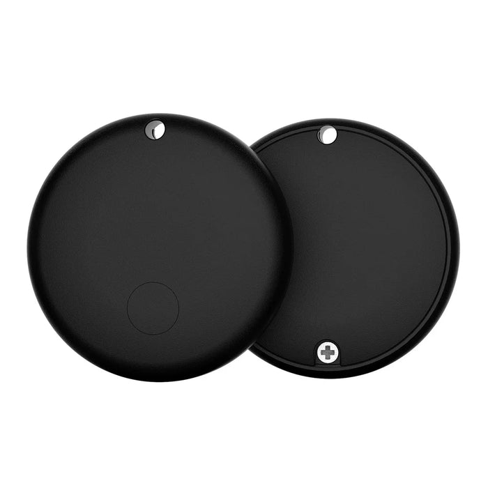 F08 Smart Tracker Round Shape Item Anti-Lost Mini Global Finder for iOS Only - Black - 2