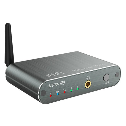 D500 Bluetooth-compatible 5.2 Receiver Transmitter 2 in 1 Qualcomm Audio Adapter with 3.5mm AUX Interface - 1