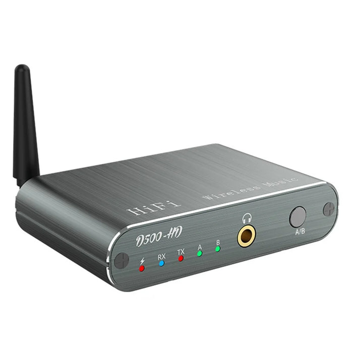 D500 Bluetooth-compatible 5.2 Receiver Transmitter 2 in 1 Qualcomm Audio Adapter with 3.5mm AUX Interface - 1