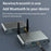 D500 Bluetooth-compatible 5.2 Receiver Transmitter 2 in 1 Qualcomm Audio Adapter with 3.5mm AUX Interface - 3