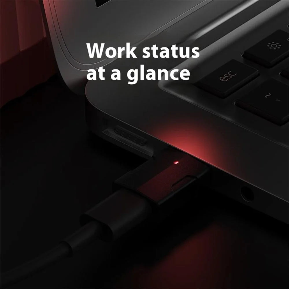 USB 3.0 to Type C 3.1 Adapter 10Gbps High Speed Data Transfer Charging Adapter - Black - 7