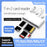 901pro 8Pin + Type-C 7 in 1 Card Reader CF TF SD XD MS Card U-Disk Type-C Earphones Adapter - 2