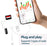 901pro 8Pin + Type-C 7 in 1 Card Reader CF TF SD XD MS Card U-Disk Type-C Earphones Adapter - 3