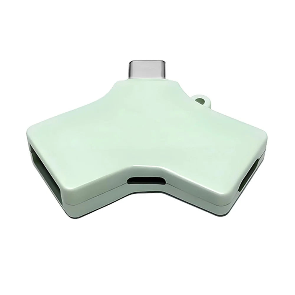 Type-C Multi Function Hub USB 3.0 8Pin Type-C Port Data Transfer Charging Adapter - 1