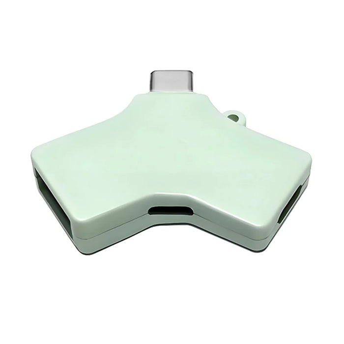 Type-C Multi Function Hub USB 3.0 8Pin Type-C Port Data Transfer Charging Adapter - 1