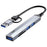 REMAX RU-U7 5 In 1 USB Hub Type-C Aluminum Alloy Multi-Port Adapter Splitter - 1