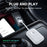 643 Car Wireless Android Auto Adapter for Android Phones Upgrade Wired to Wireless - White - 3