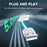 643 Car Wireless Android Auto Adapter for Android Phones Upgrade Wired to Wireless - White - 4