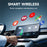 643 Car Wireless Android Auto Adapter for Android Phones Upgrade Wired to Wireless - White - 6
